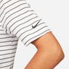 Nike Striped Colorblock Collar Short Sleeve Polo Shirt Men Tops White DH0836-100