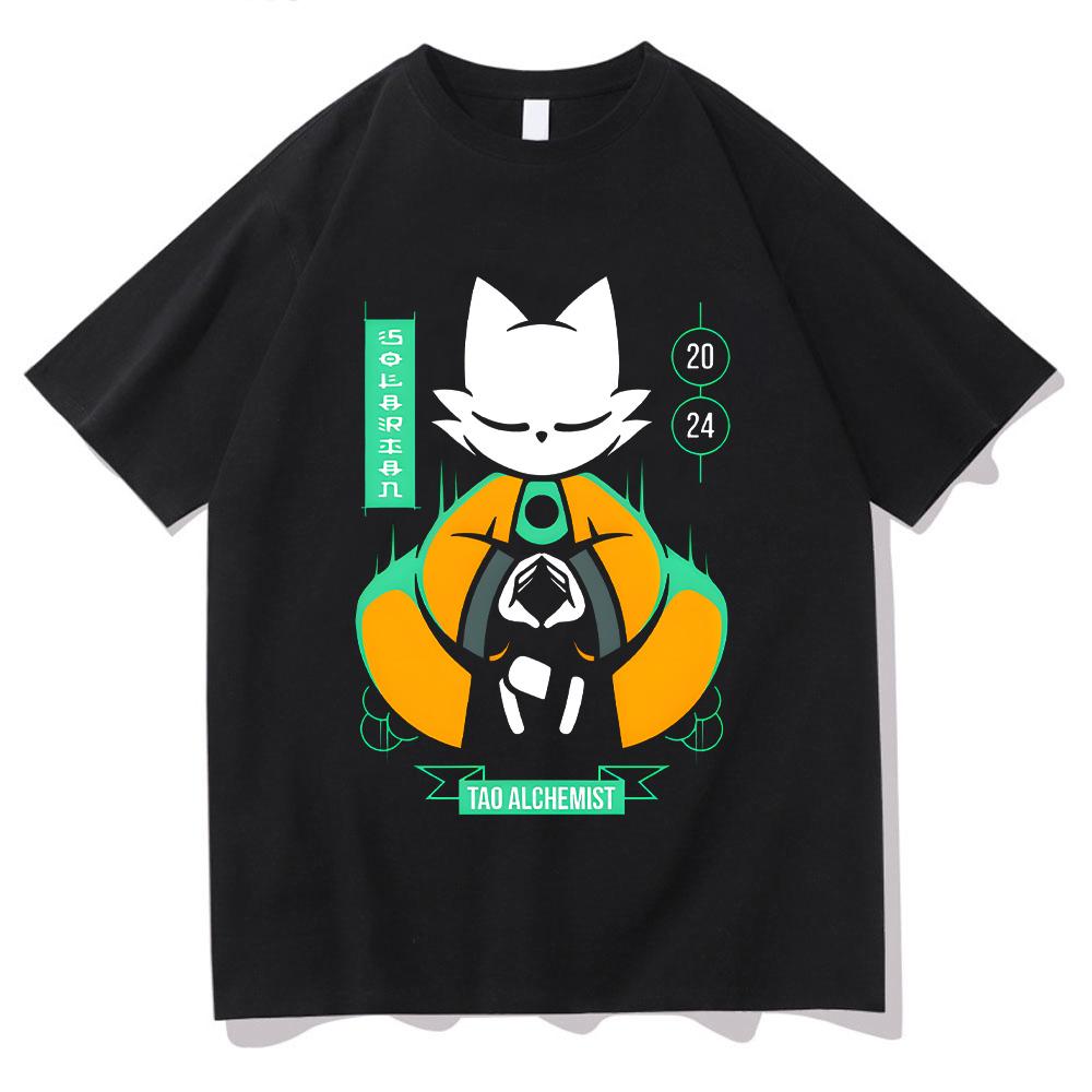 Nine Sols T-Shirt Yi  Tao Alchemist  Character T Shirts Hot Game Cartoon Print Cotton Clothes Comfortable Casual Tees XS