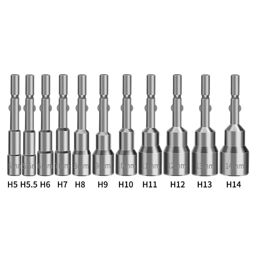 3pcs 6mm Hex Socket Driver Bits Non-Magnetic Hand Drill Socket Bits Hand Drill Use