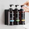 New 300ML Shampoo Bodywash Dispenser Bottles Amber Wall-mounted Empty Shampoo Bottles with Pumps Large Capacity Shower Bottles