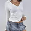 Fashion Long-sleeved Vest T-shirt Women's 2025 Autumn and Winter