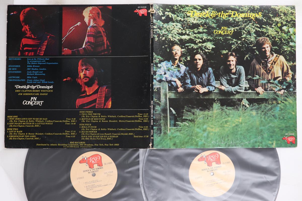 

LP Record DEREK & THE DOMINOS - In Concert SO28800 RSO 1973 US Rock Used