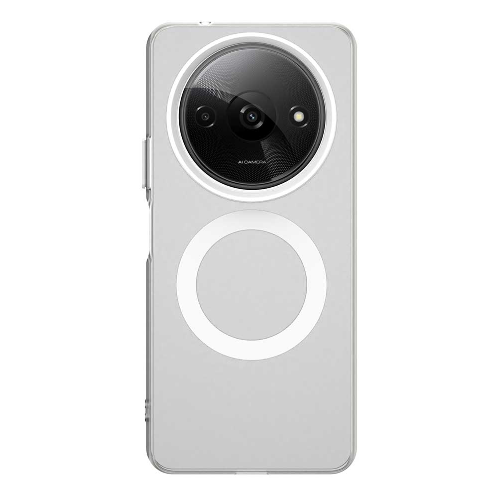 Magsafe Matte Phone Case For Xiaomi Redmi A3 Magnetic Wireless Charging For Xiaomi Redmi A3x Shockproof Back Cover