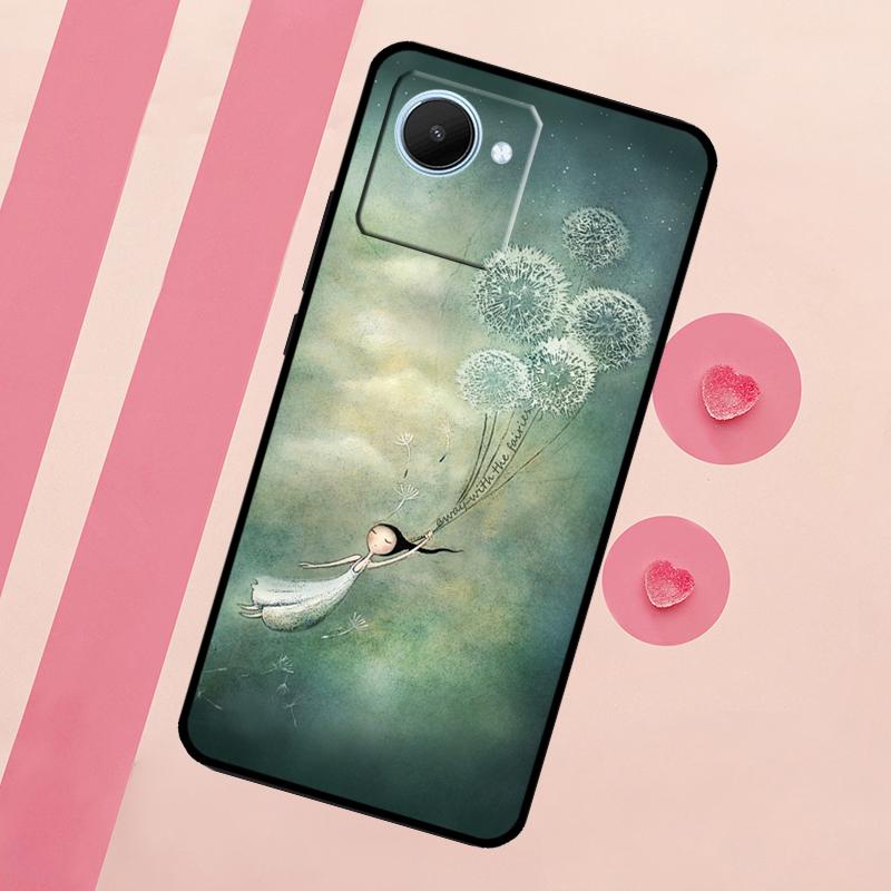 Dandelion Case For Realme 11 Pro Plus 10 9 GT Neo 5 3 3T C11 C15 C25s C21Y C30 C31 C33 C35 C53 C55
