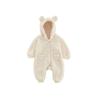 Neugeborenen Baby Strampler Niedliche Fleece Kleinkind Junge Mädchen Overalls Kleinkind Kapuzen Schlafanzug