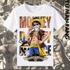 ONE PIECE T-shirt Luffy Sauron Printed Clothes Anime Peripheral Short Sleeve T-Shirt Loose Tide Comfortable Y2K
