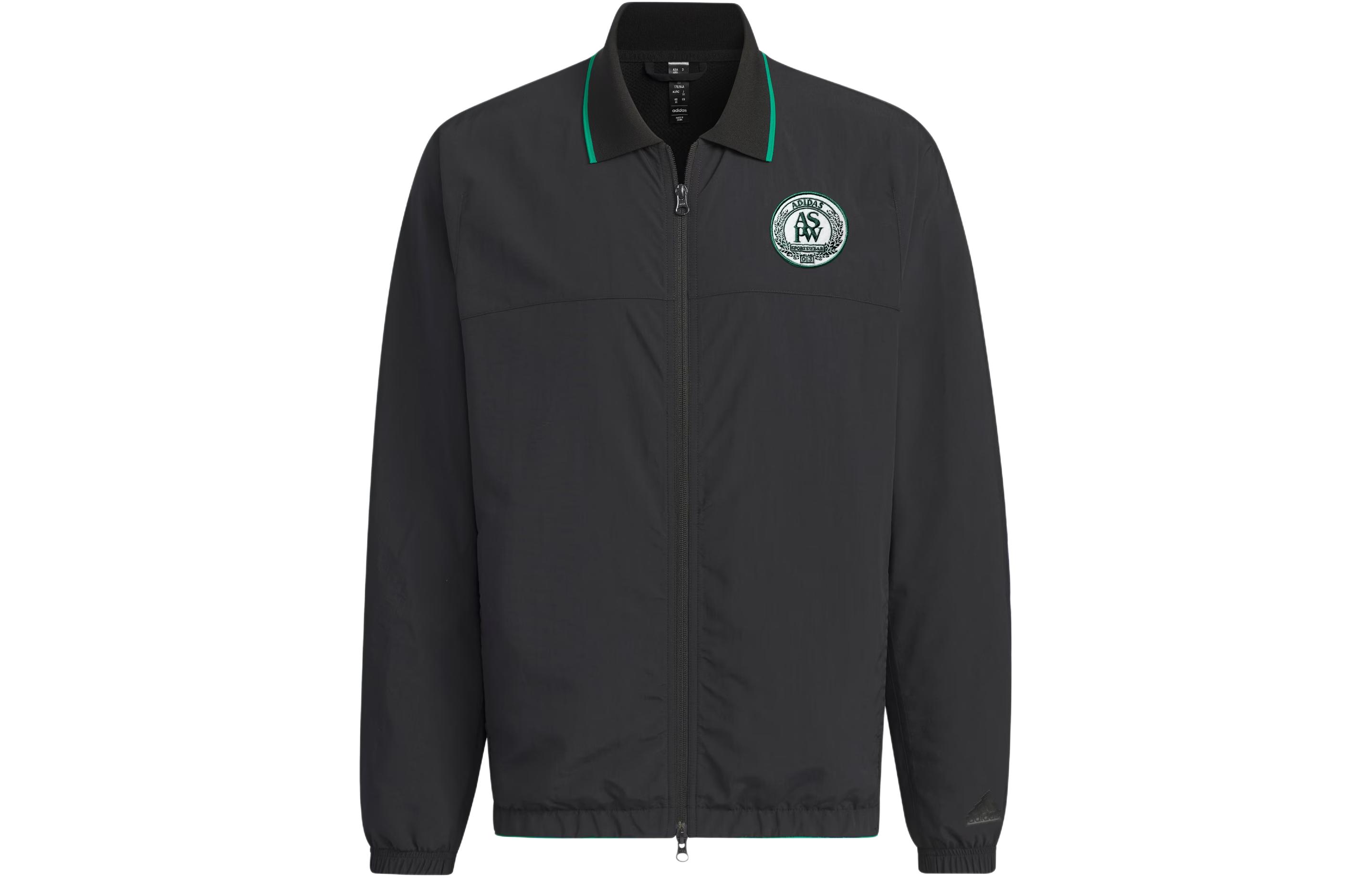 Adidas Verbiage Woven Jacket Jackets & Coats Men s Black JI6457 L