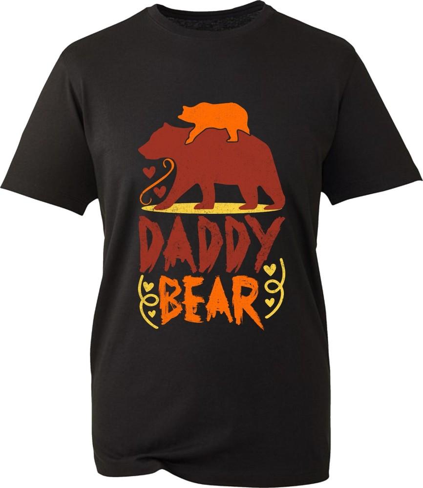 Fathers Day Daddy Bear Tshirt Bear Lover Grandpa Dad Birthday Unisex Top