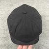 Winter Thickened Quilted Duckbill Cap, Middle-aged and Elderly Warm Cotton Hat, Casual Solid Color Simple Forward Cap for Men