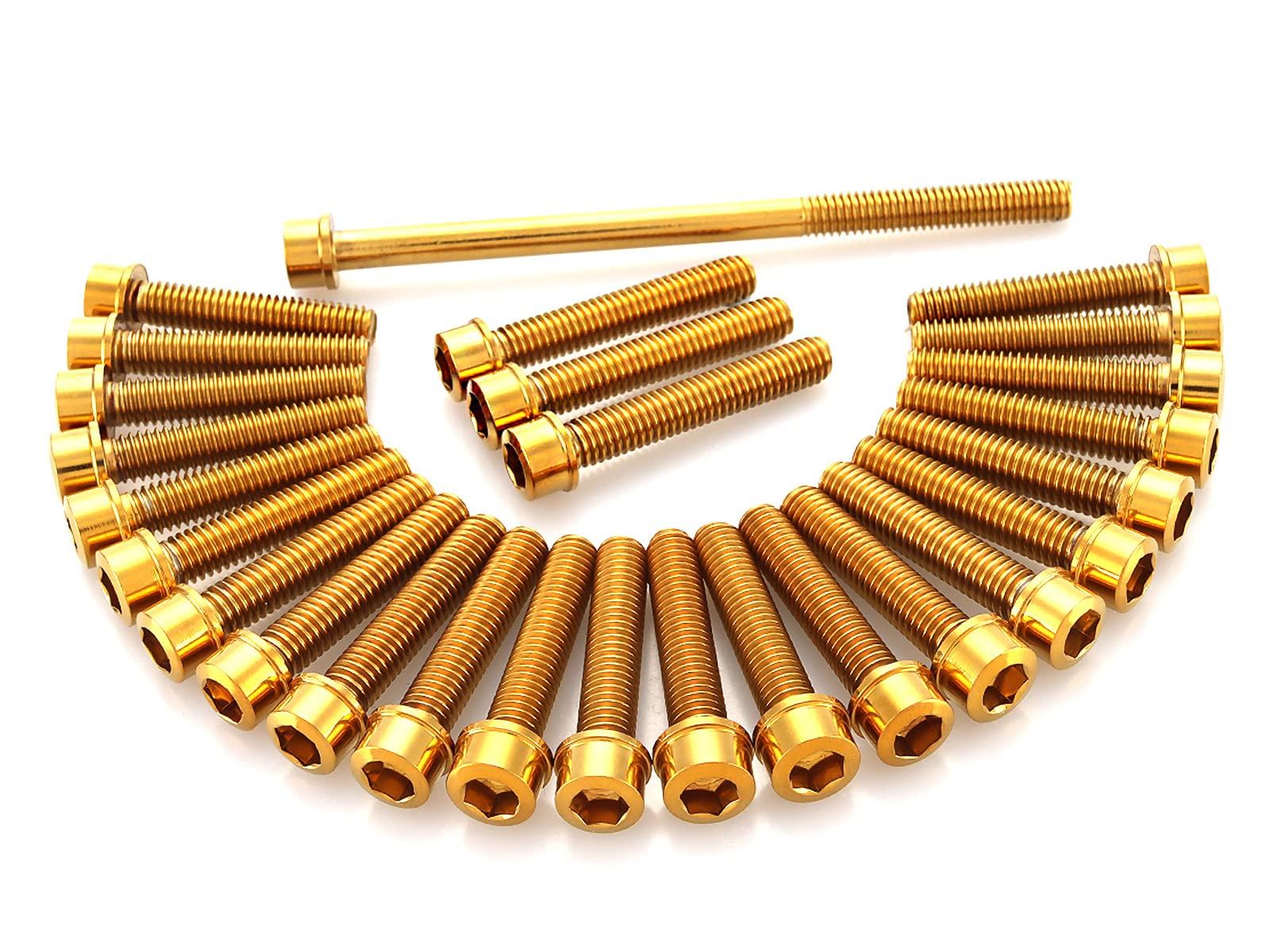 

Набор болтов крышки двигателя для Kawasaki Slim Gold Z900RS, набор из 27 штук, Головка,