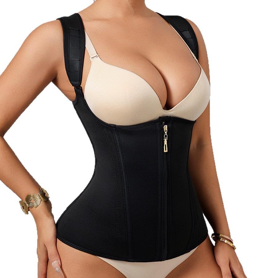 15-Bone Latex Waist Cincher: Shape & Flatten Abdomen, Wearable Outside, Retro Style