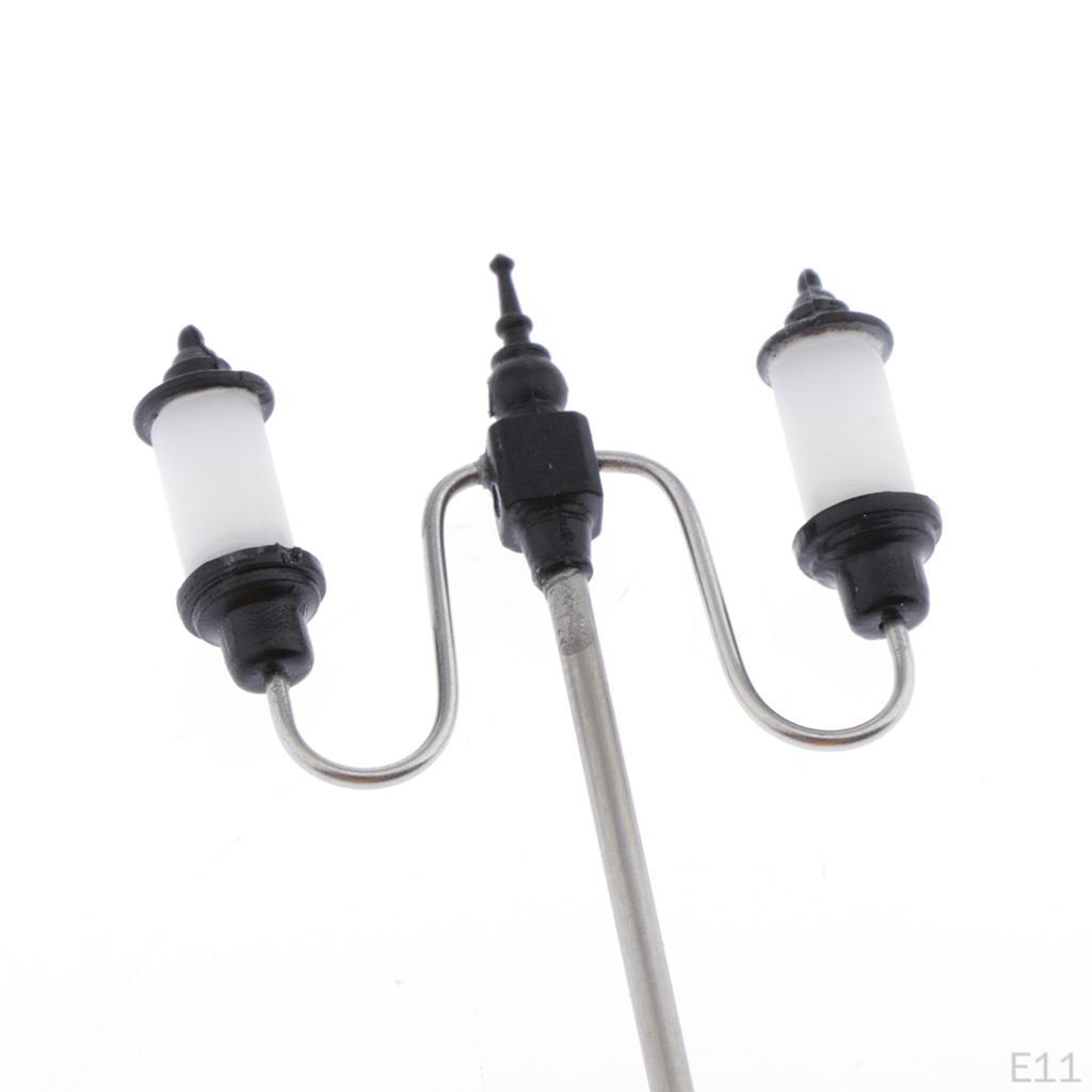 Scale Model Railway Train Lamp Lights - Pack of 5 Garden Landscape Accessories