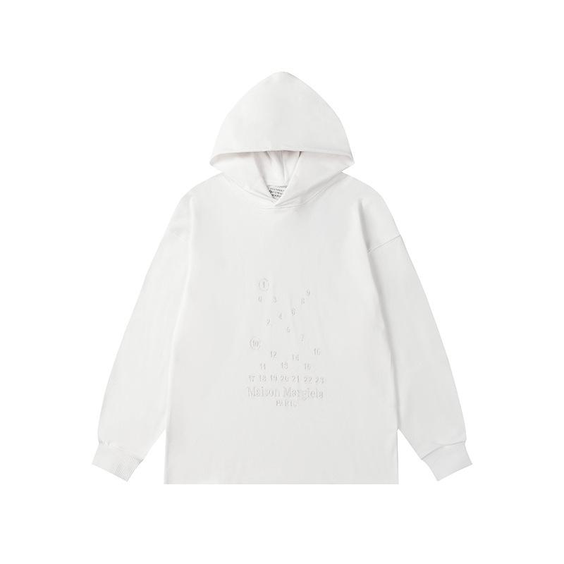 "Couple Hoodie with Embroidered Letters & Numbers for Men & Women - Autumn/Winter Sweater"