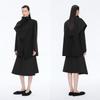 JNBY Loose Fit Wool & Cashmere Blend Scarf Collar Coat