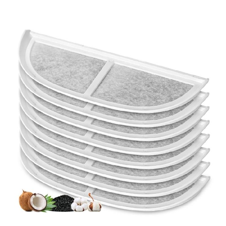 Pack of 8 Replacement Filters Optimize Pet Drinking Routine Cats Fountains