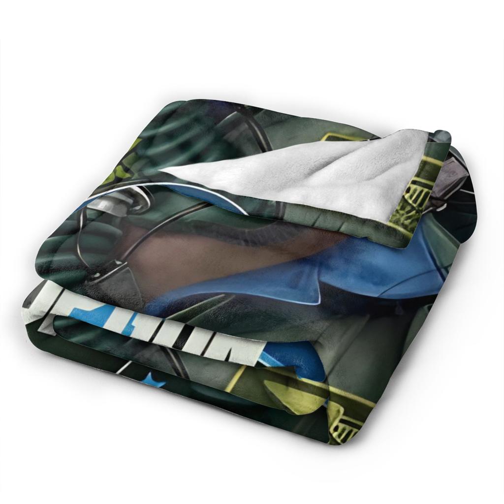 Top Gun Movie Film Iceman Pilot Super Soft Blanket  Airplane Travel Plush Throw Blanket Outdoor Flannel Bedspread Sofa Bed Cover