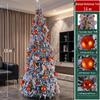 Retractable Folding Christmas Tree with Lights - Easy Setup for a Cozy Holiday Atmosphere