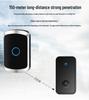 Wireless Waterproof Battery-Free Doorbell with Long-Range Remote for Home and Elderly Users