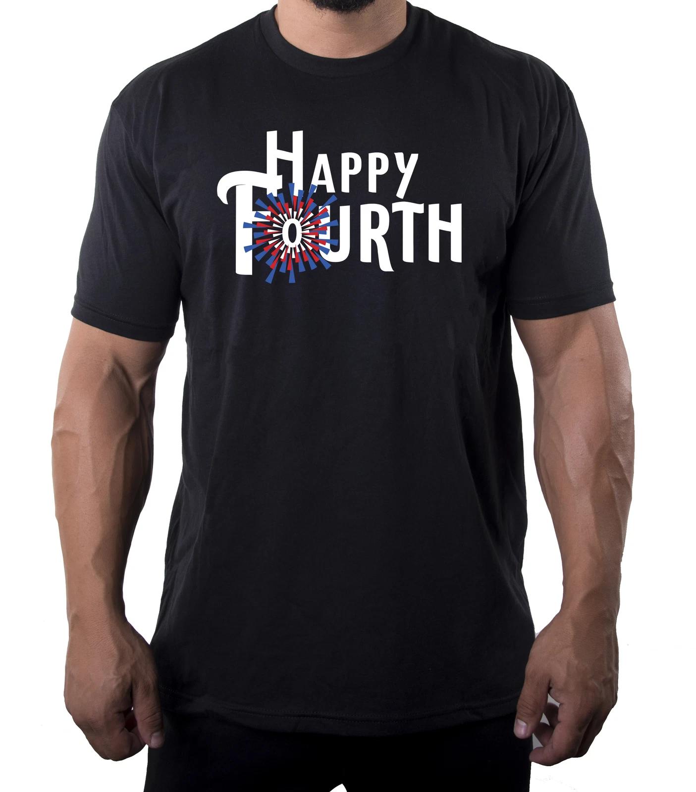 Men s Happy fourth of July Firework T-Shirt, Men s Independence Day shirts M