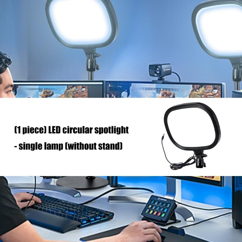 Transportable Phone Camera Hoop Light With Stand Stand Light Control For Content Creation Photography