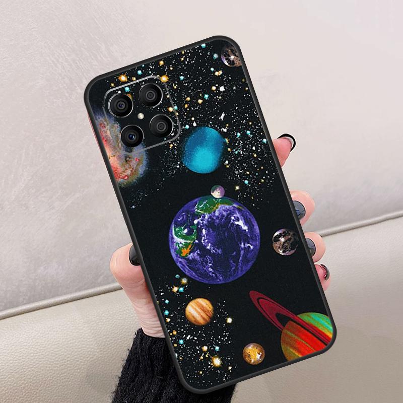 Magic Space Planet Case For Honor Magic 8 Pro 5 6 7 Lite Cover For Honor 400 200 50 70 90 X8a X8b X9a X9b X9c