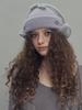 SETSETSET Two-Way Earflap Beanie Two-Tone Mix Purple Melange