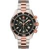 Grovana Nautilus Chronograph Czarna tarcza Kwarcowy zegarek męski 7040.9157 100M