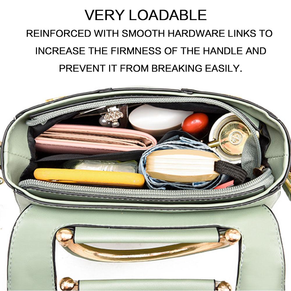 Trendy Waterproof Women Handbag Adjustable Crossbody Strap Magnetic Closure Daily Use Shoulder Bag
