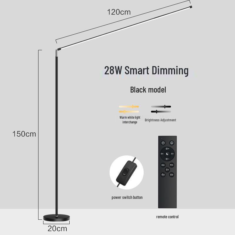Adjustable Floor Lamp for Reading, Living Room, and Bedroom
