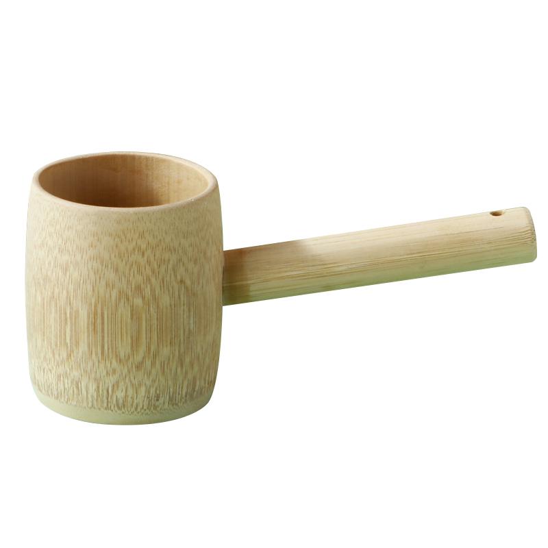 

Bamboo Bath Spoon Water Ladle Japanese Style Water Scoop Take Restaurant Salt Scoop Bamboo Home Accessories Handled Bathing L&11cm