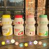 480ml Plastic Water Bottle, Travel Beverage Bottle, Yakult Shaped Cute Milk Shake Bottle
