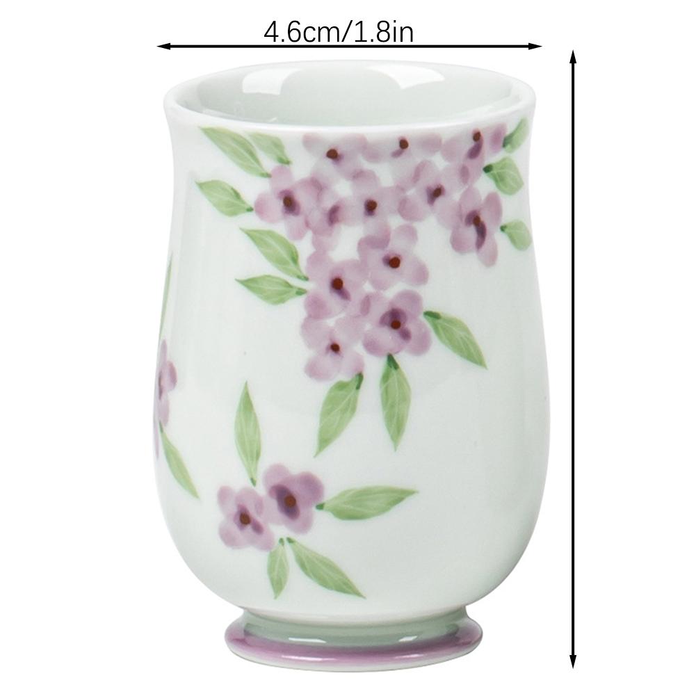 

Цветочный узор Традиционная чайная чашка Красивый дизайн Фарфоровые мини-чашки для женщин мужчин CHINA