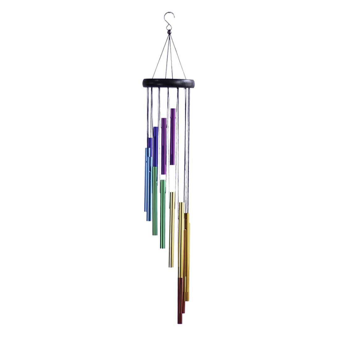 

Koonafy Rainbow Wind 2 14 Colorful Tubes and 6 Japanese Shop Door Aluminum Wind Beautiful Creates Entryway Wind Chime Rainbow 14 Chimes, Types, Tubes,