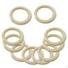 10/20 Pack 65/35mm Natural Blank Wood Rings Unfinished Wooden DIY Maple Baby Teether Teething