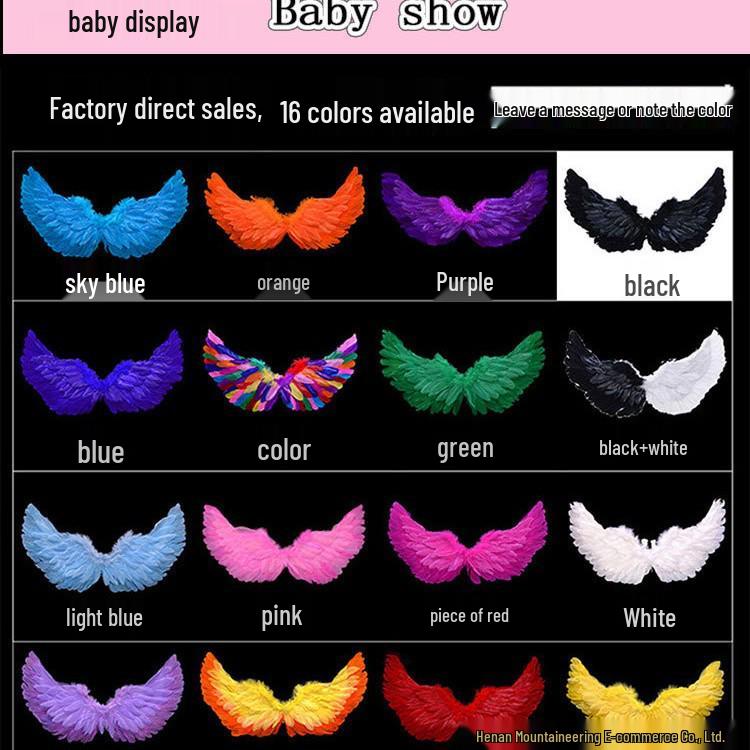 Angel Feather Wings Cosplay Props for Children & Adults - Ideal for Halloween & Parties