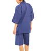 Edoten Men's Shijira-woven Jinbei (5001LNV, LL) - Made In Japan with Thread, Sewn, and Dyed In Japan
