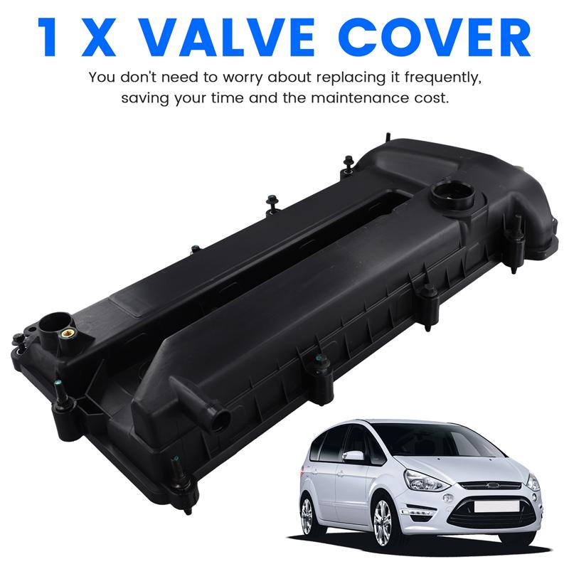 5S6G6M293AL Car Engine Valve Cover For Ford C-Max Focus Galaxy Volvo C30 S40 S80 V50 5S6G-6M293-AL 30711774-M53K