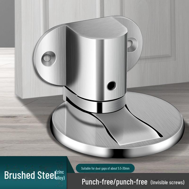 

Магнитный дверной упор без прокола для пола - Блокировка от столкновений в спальне и ванной