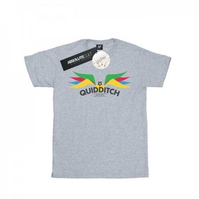 Pastellfarbenes Baumwoll-T-Shirt „Snitch Wings“ für Mädchen