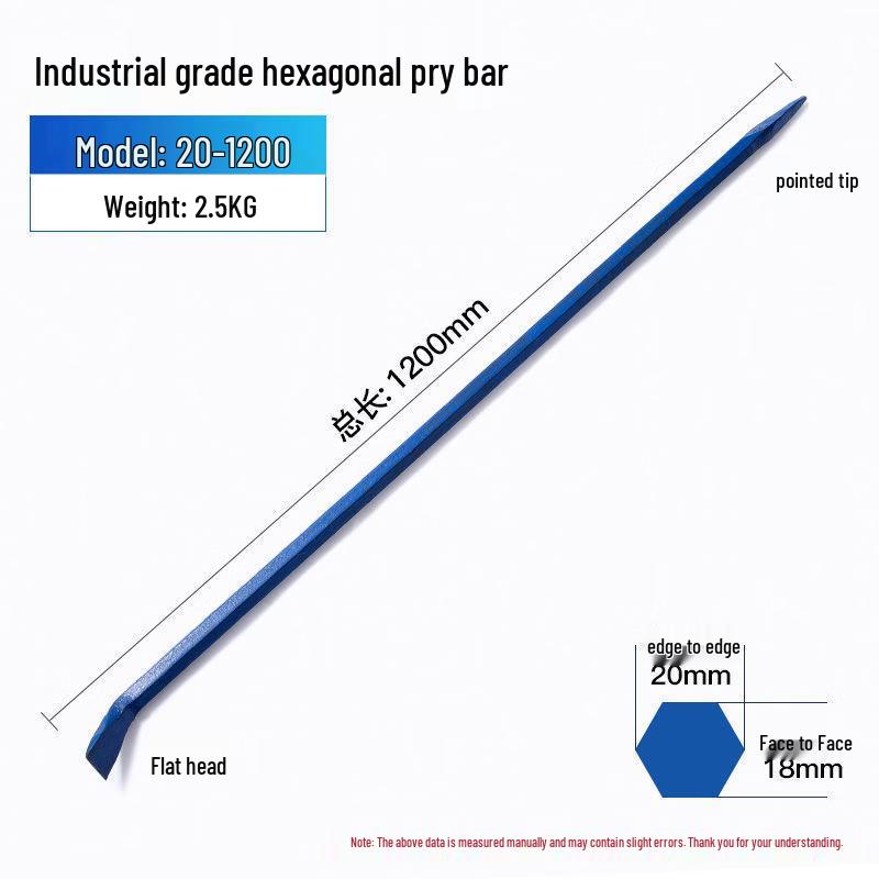 Industrial Hexagonal Pry Bar