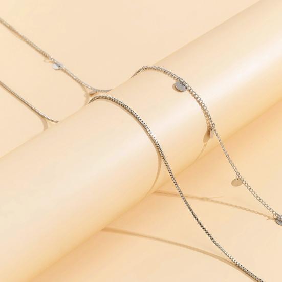 Waist Chain Double Layers Full Luster Dress-up Belly Belt Waist Chain Accessories for Daily