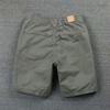 Summer Shorts Men Cotton Solid Casual Business Social Shorts Men Bermudas Loose Khaki Joggers