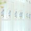 Yousheng Sheer Curtain Floral Embroidered Semi-transparent Fabric Diffuses Light Home Decor Window Curtains for Living Room