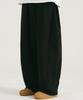 Osillos D02 Basic Curved Side Pintuck Balloon Sweat Long Pants