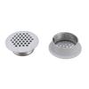 2Pcs Round Vent Cover White Rustproof Rugged Versatile Air Vent Mesh Hole Cover for Home Closet