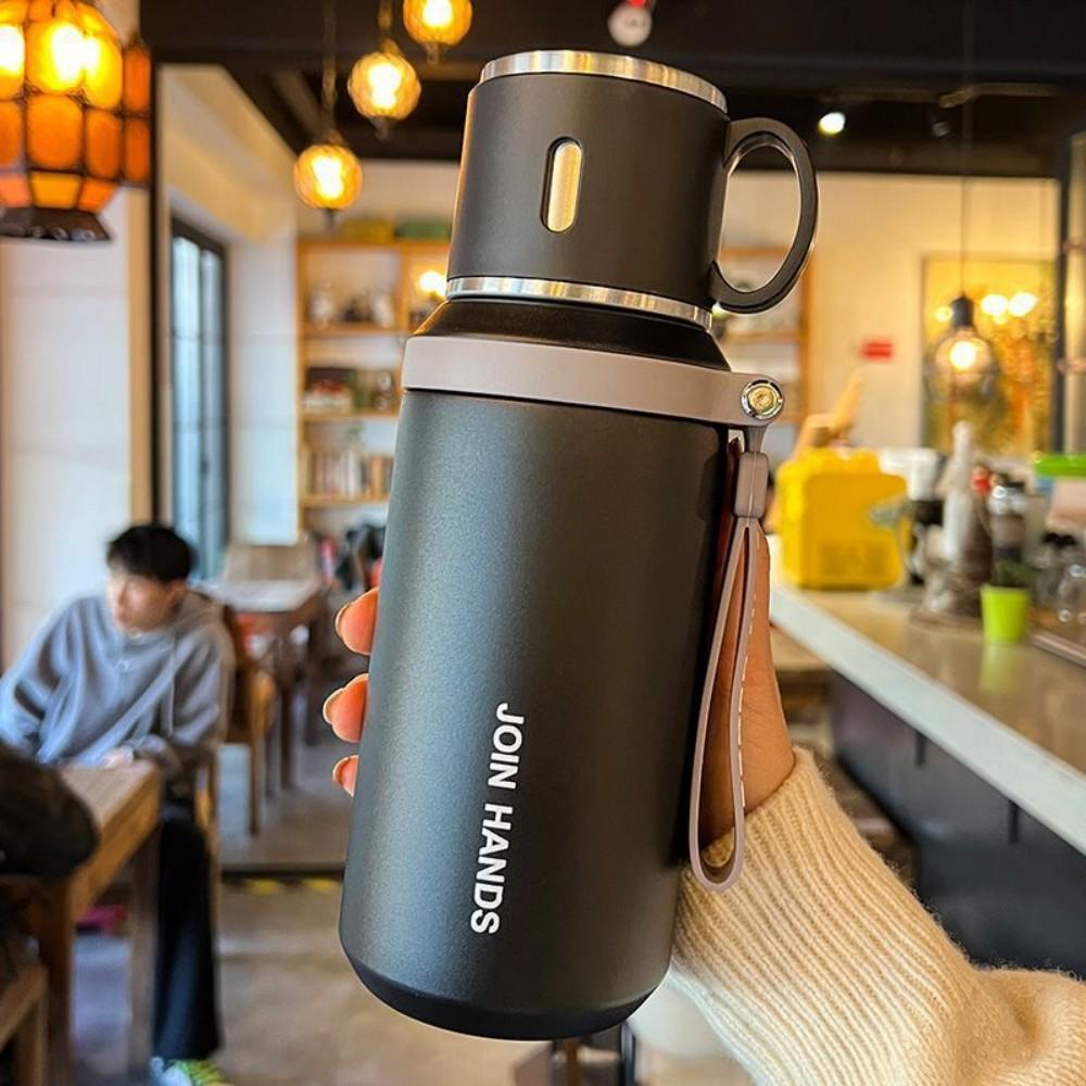 600 ml Thermosflasche aus Edelstahl, Thermosflasche zum Warmhalten von kaltem und heißem Wasser, Thermosflasche für Tee, Kaffee, Isolierflaschen