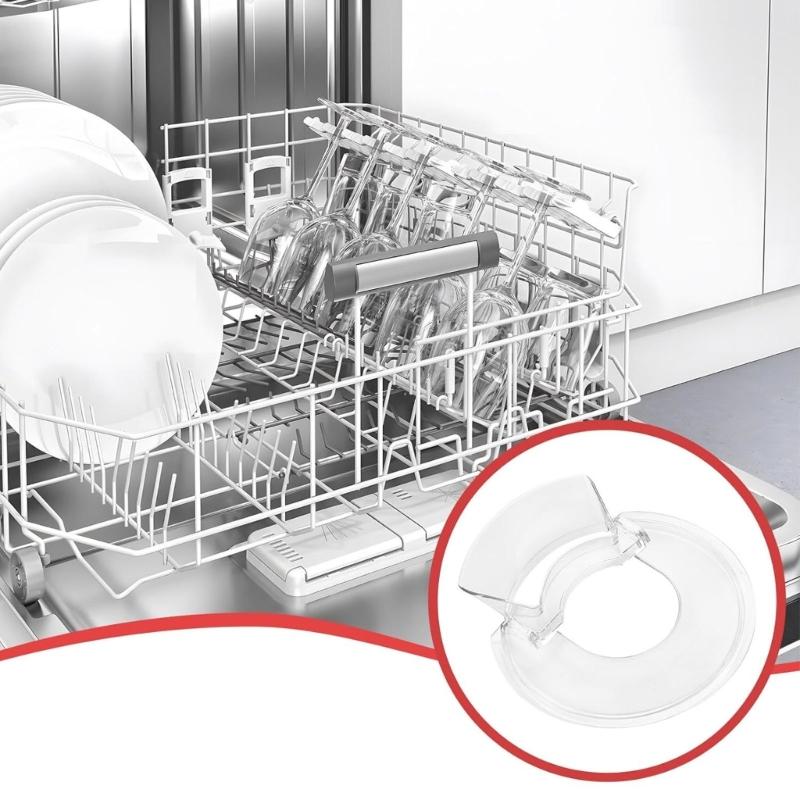 Spritzschutz mit abnehmbarem Ausgießer für 3,5-Quart-Kopfneige-Küchenmaschine Spritzschutz Rührzubehör