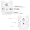 Wireless Audio Baby Monitor Two-way Talk Back Long Range Transmission Vox Mode Night Light Music Pla
