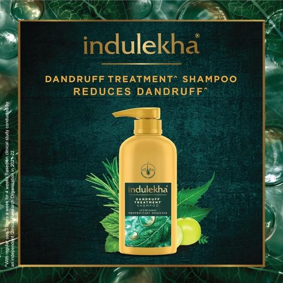 Indulekha Anti Dandruff Shampoo 650 Ml|| for Dandruff Control|| With Pudina| Amla|| Rosemary OIl - Paraben Free|| For Men & Women