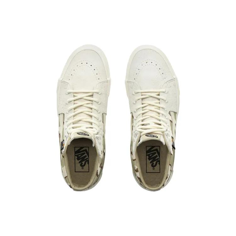 Vans Sk8-Hi Cordura 'White Camo' (Unisex) White / Asparagus / Camo Skate Shoes VN0A4BV6VZK